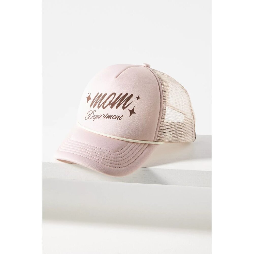 Anthropologie Slyfox Threads Brown Trucker Hat Mom Department